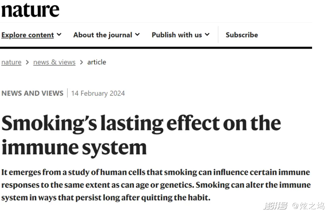 戒烟不易，恢复更难？自然杂志研究告诉你真相-加拿大科学家发现了吸烟导致癌症的一种方式